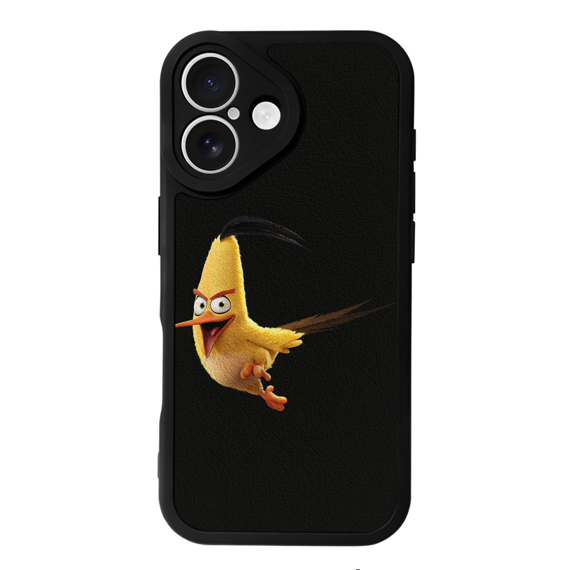 （画像用） Angry Birds アングリーバード 【iPhone 16シリーズ対応】シリコンスマホケース（レザー調） 材質：シリコン